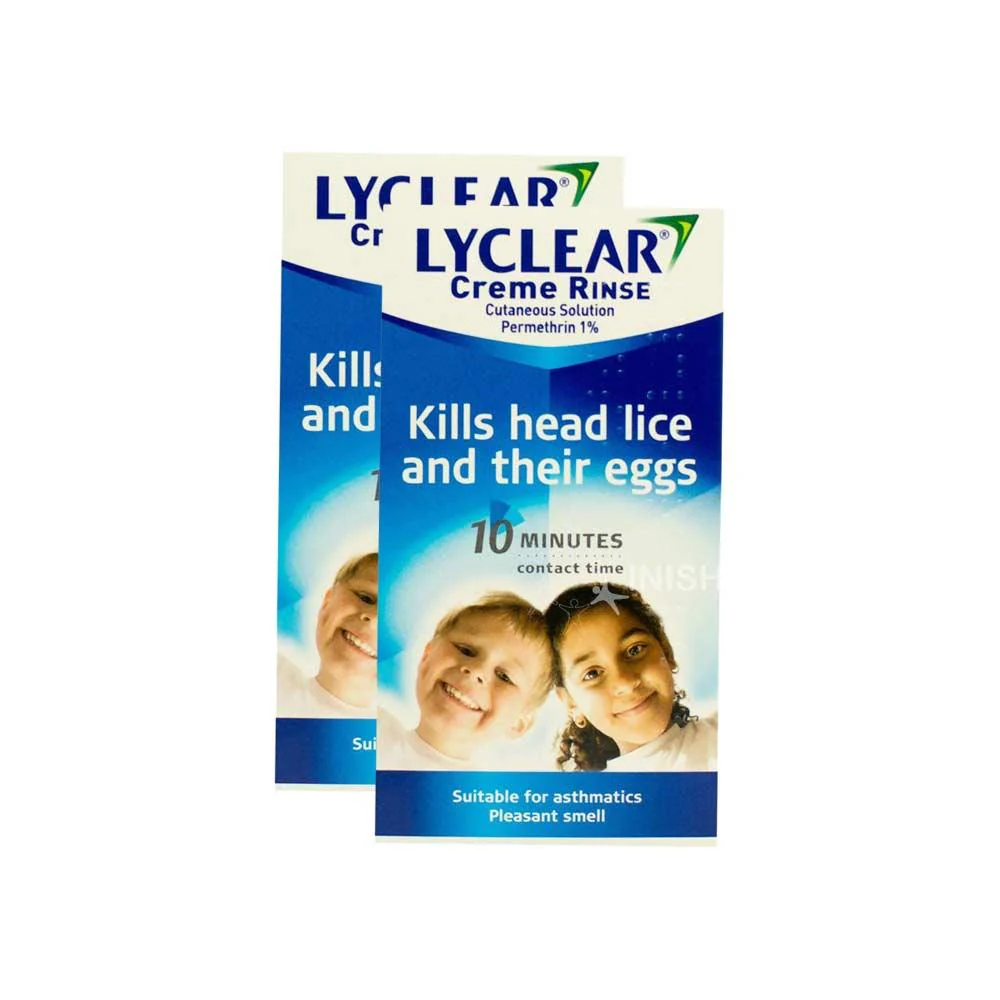 Lyclear Creme Rinse Permethrin 1% Twin Pack