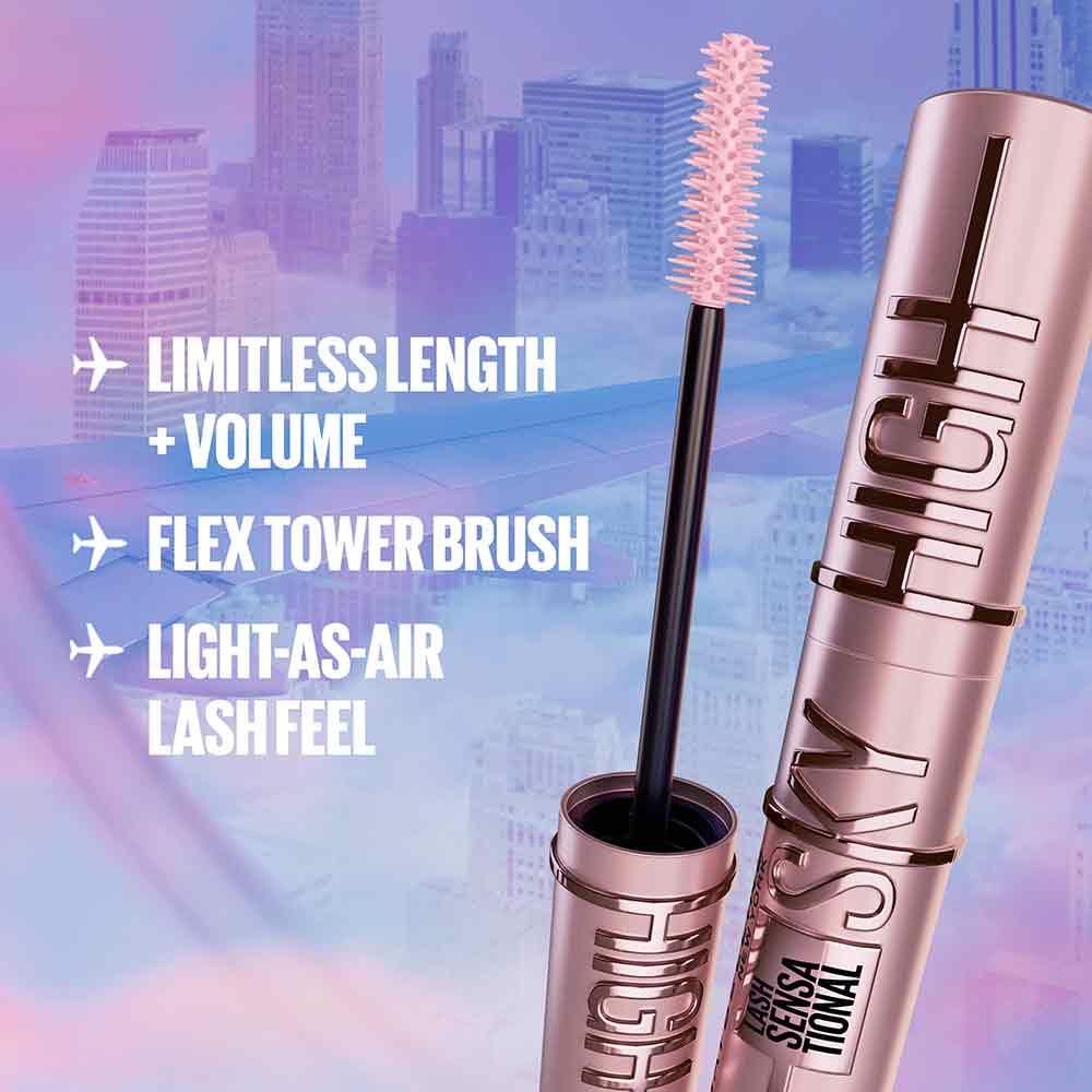 Maybelline Lash Sensational Sky High Mascara Pink Air - Image 8