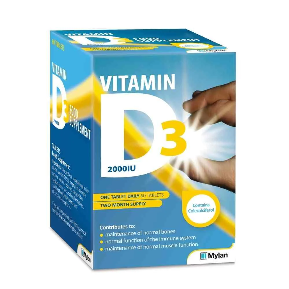 Meda Vitamin D3 2000iu 60 Tabs - Image 2