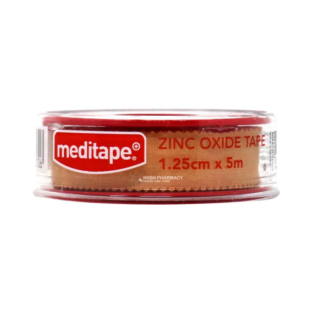 Meditape Zinc Oxide Tape 1.25cm X 5m