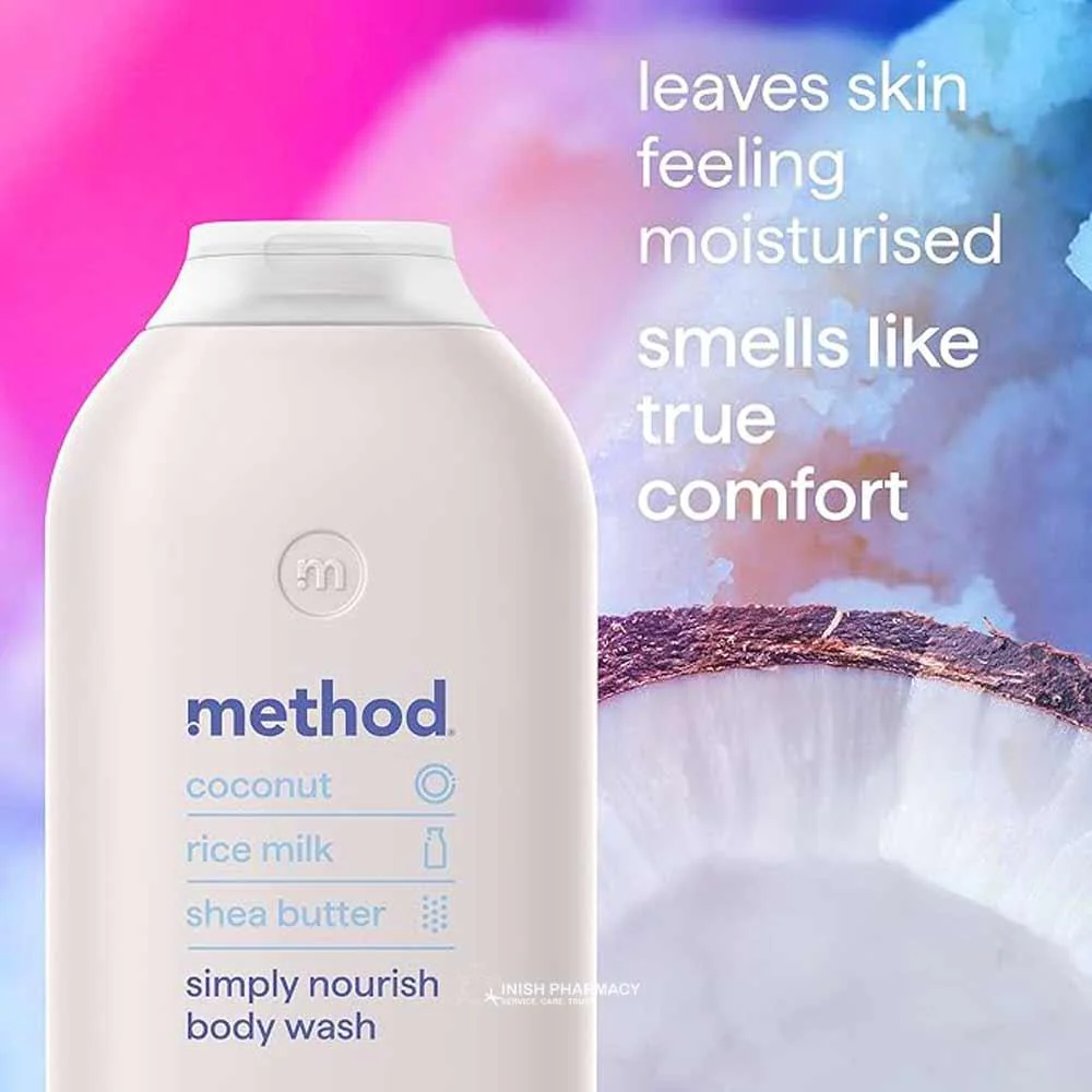 Method Simply Nourish Coconut Body Wash 532ml - Image 2