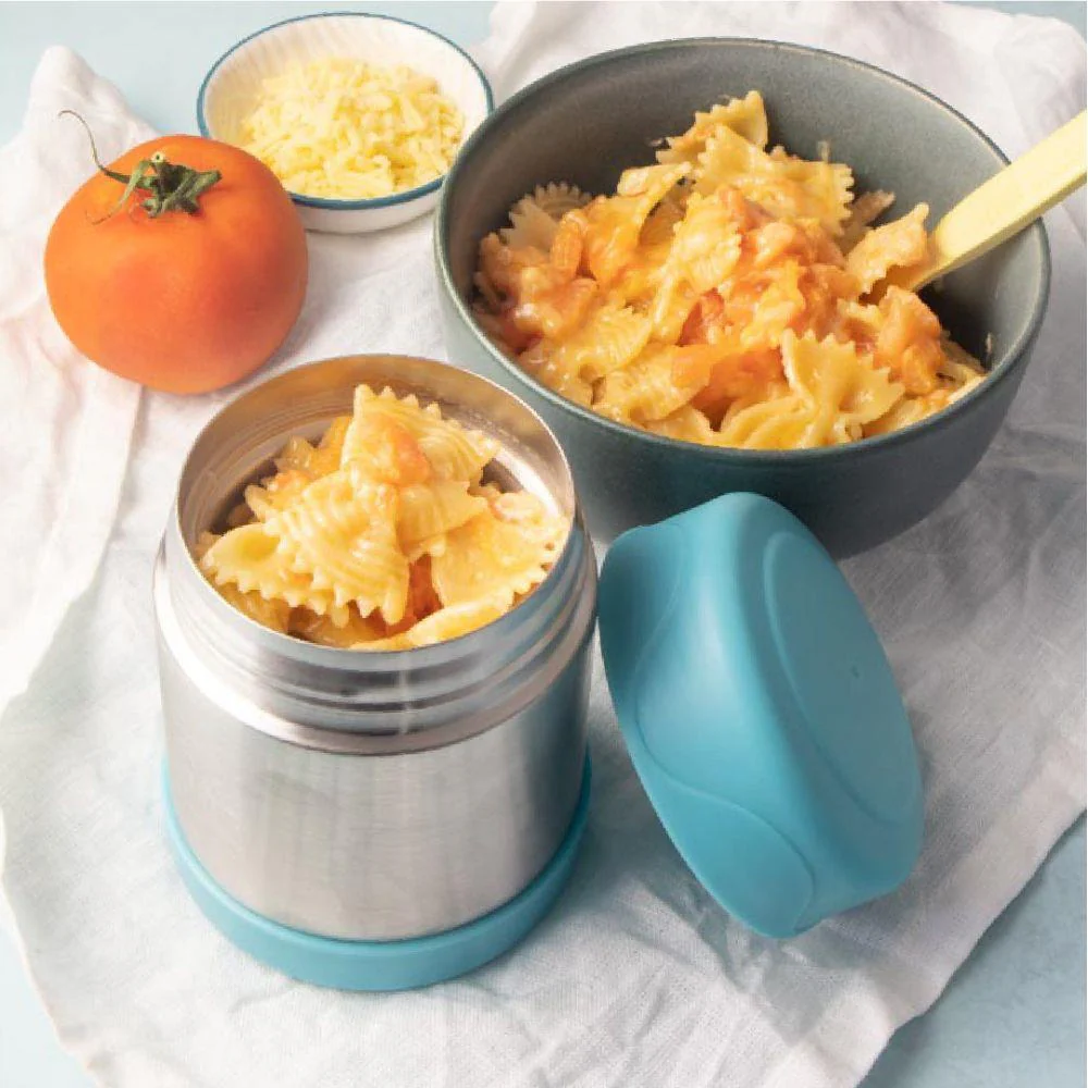 Mummy Cooks Insulated Food Flask Blue 300ml - Image 3