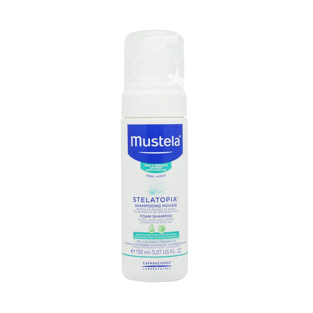 Mustela Stelatopia Foam Shampoo For Newborns 150ml