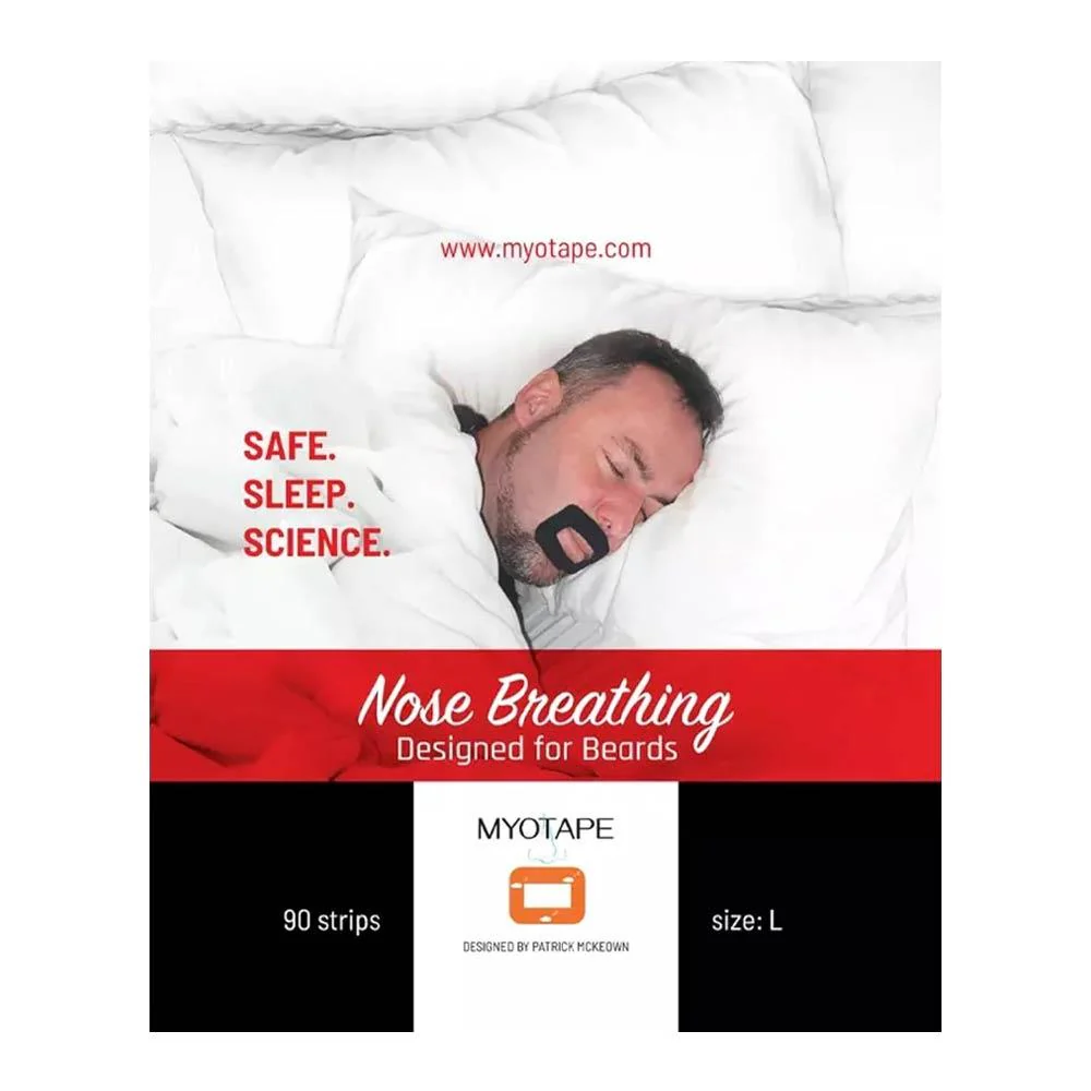 Myotape Nose Breathing For Beards 90 Strips