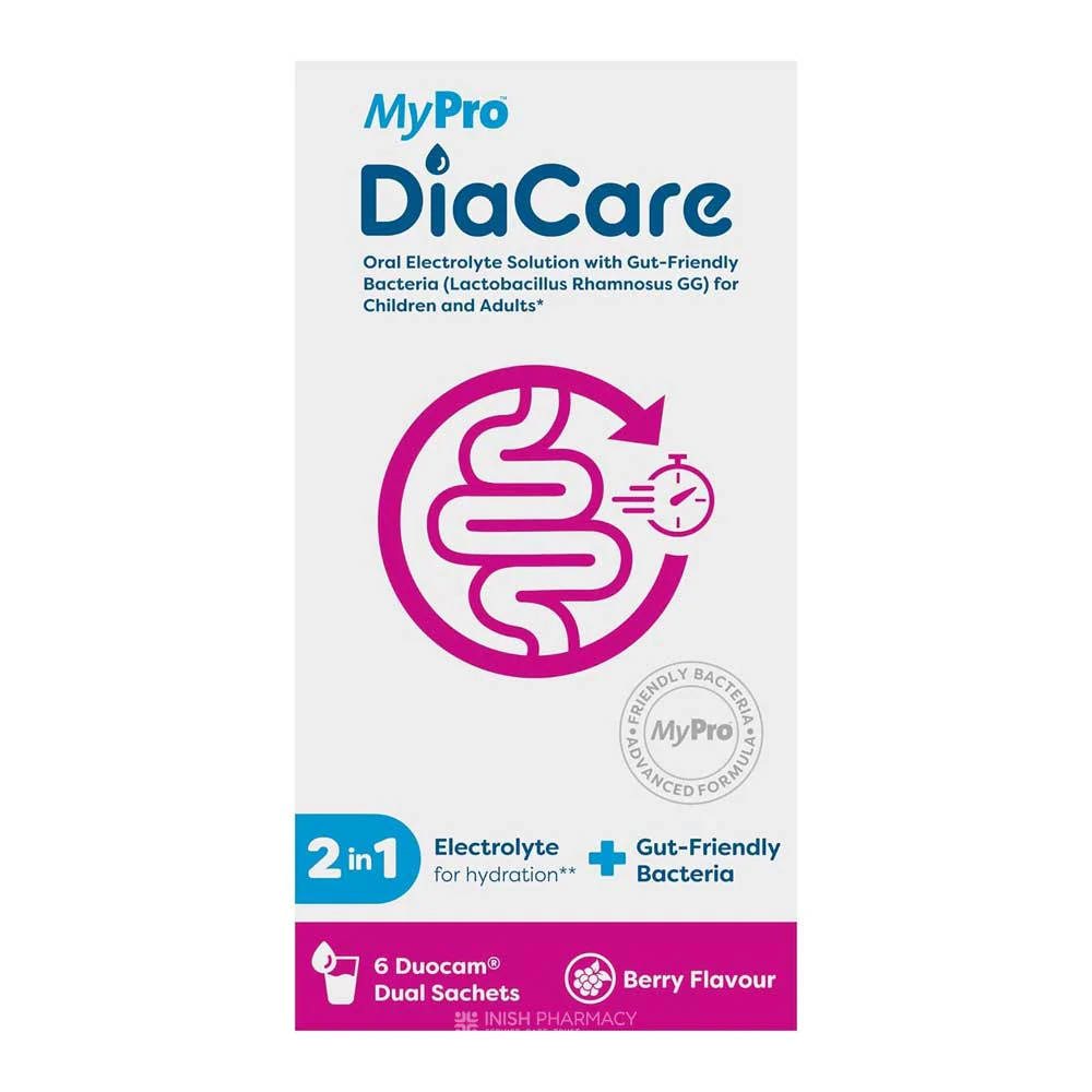 MyPro Diacare Oral Rehydration Solution with Lactobacillus Rhamnosus Berry 6 Sachets