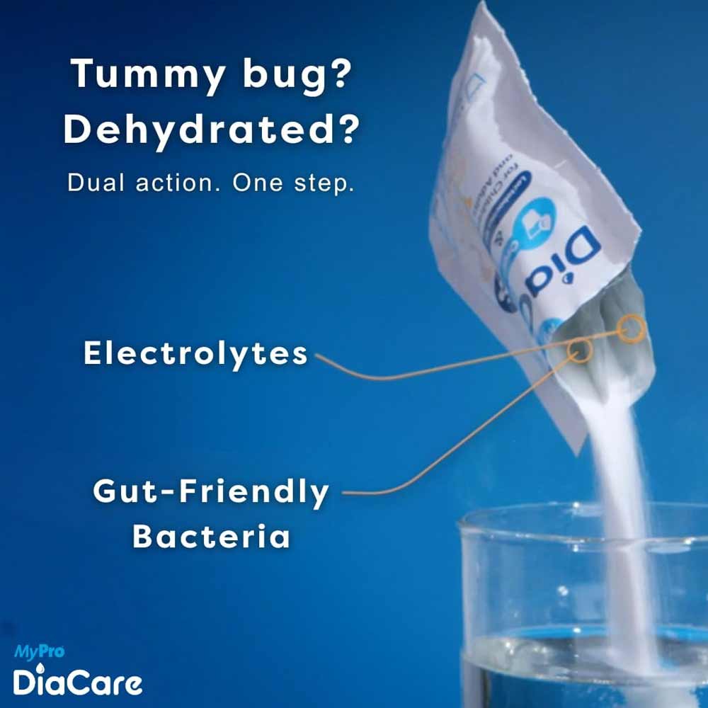 MyPro Diacare Oral Rehydration Solution with Lactobacillus Rhamnosus Berry 6 Sachets - Image 4