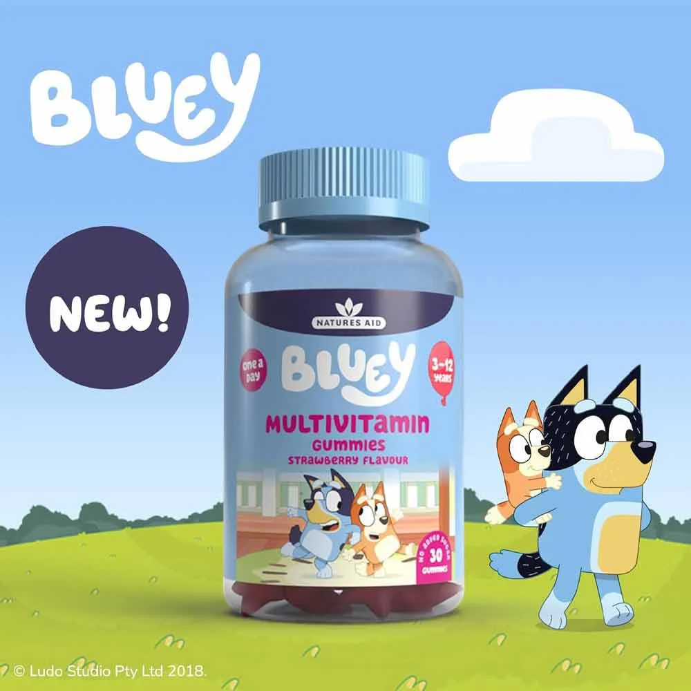 Natures Aid Bluey Multivitamin Gummies 30 Pack - Image 2