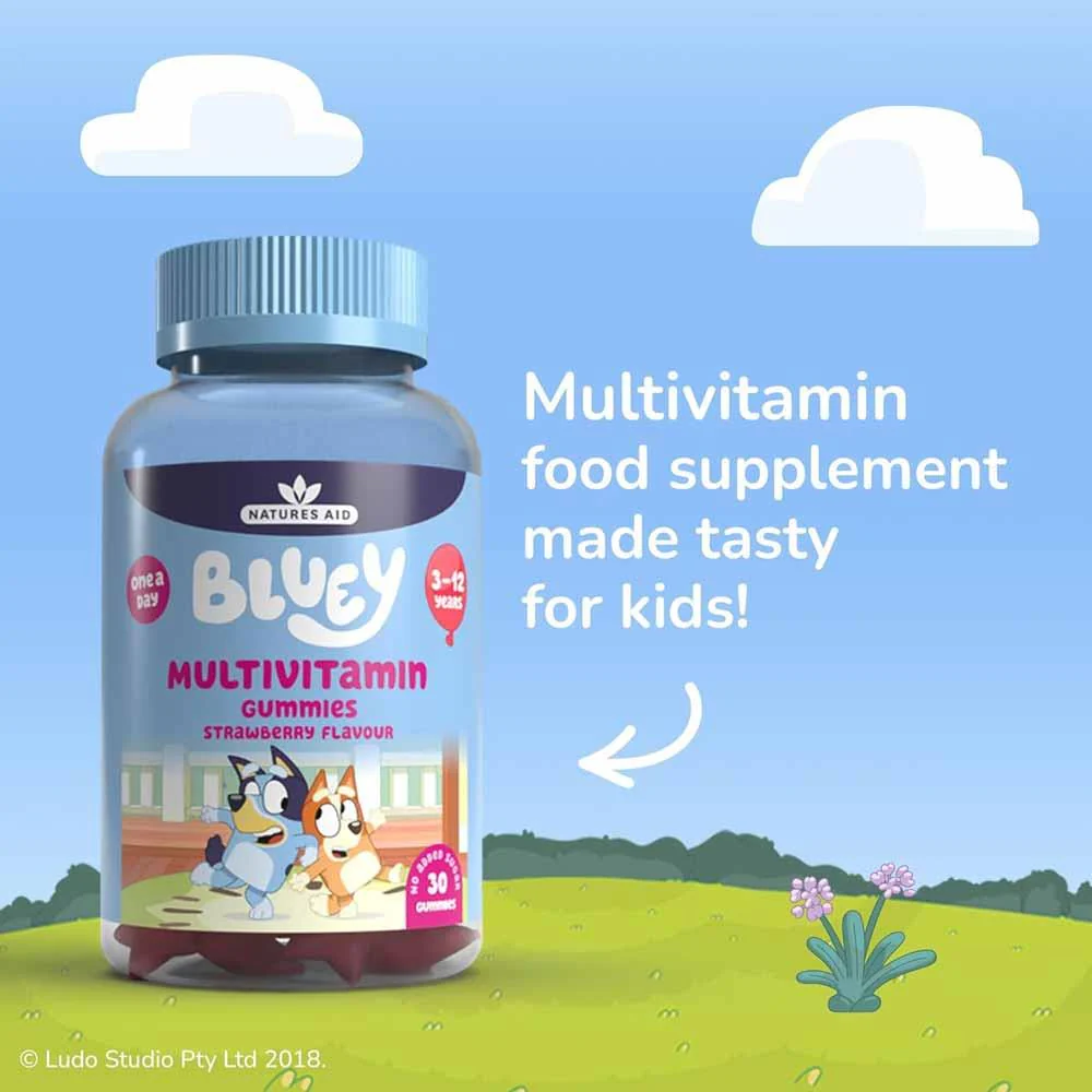 Natures Aid Bluey Multivitamin Gummies 30 Pack - Image 8