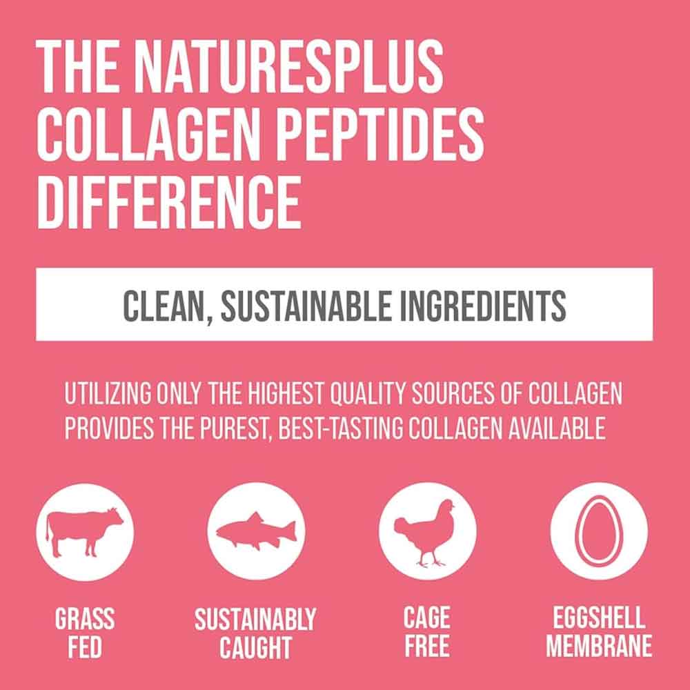 Natures Plus Collagen Peptides Berry Lemonade 322g - Image 4