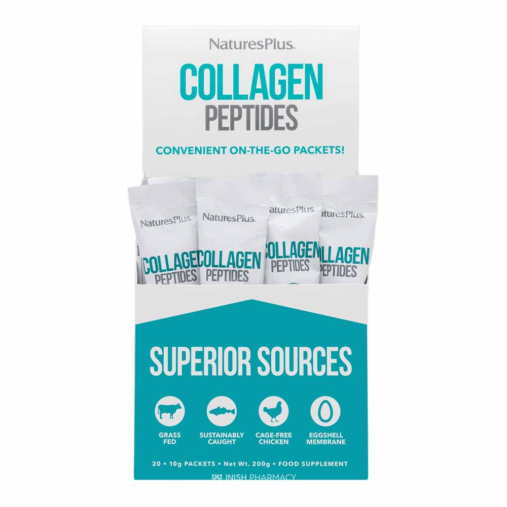 Natures Plus Collagen Peptides Powder Stick Pack 20