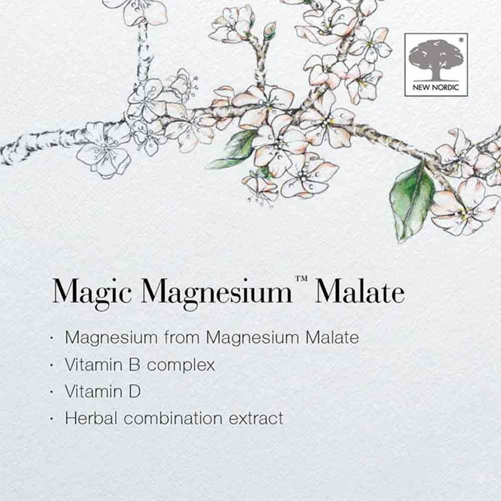 New Nordic Magic Magnesium Malate 800mg 60 Tablets - Image 4