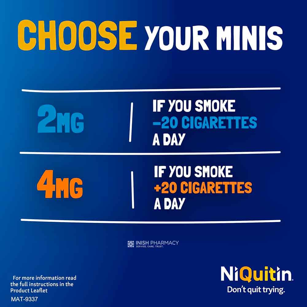 NiQuitin Mini 4mg Citrus Nicotine Lozenges 60 Pack - Image 5