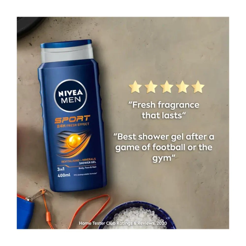 Nivea Men Shower Sport 400ml - Image 2