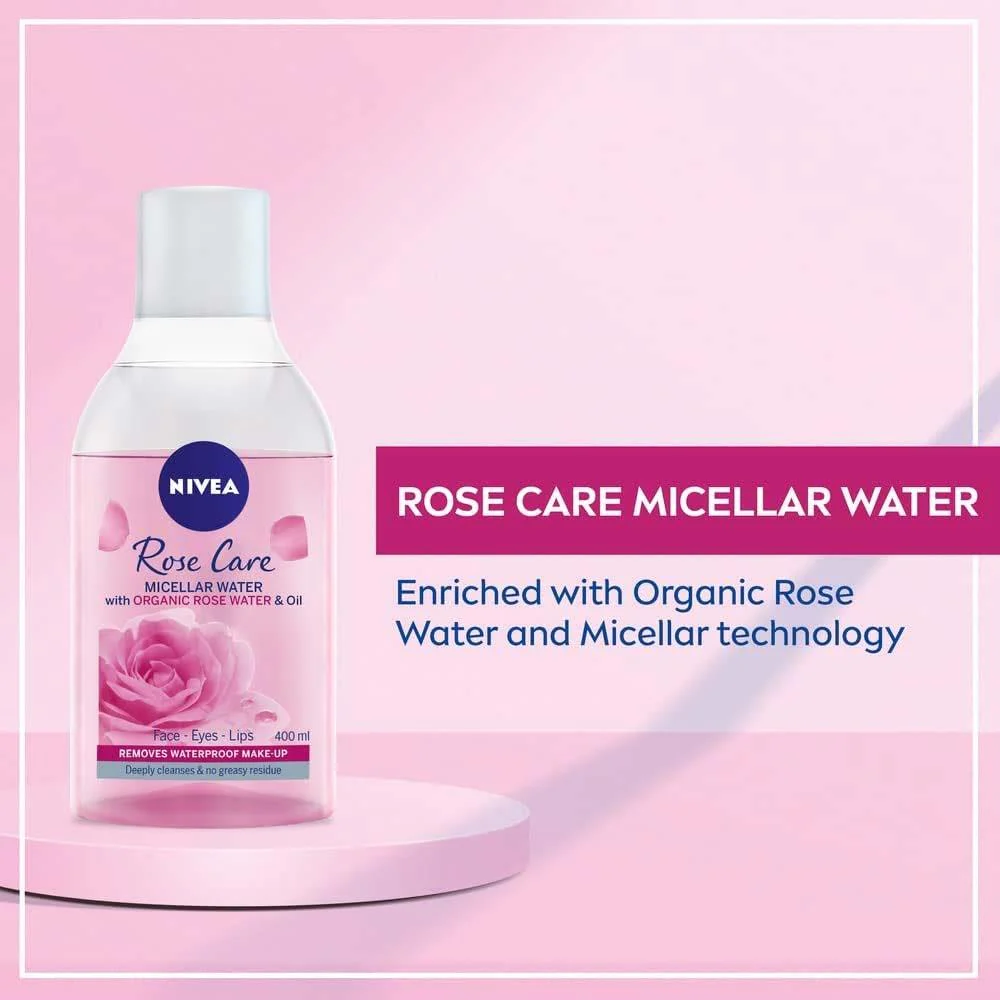 Nivea MicellAIR Rose Water 400ml - Image 2