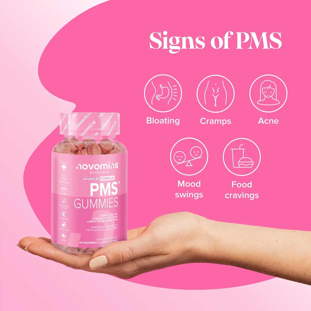 Novomins Nutrition PMS Gummies 60 Pack - Image 3