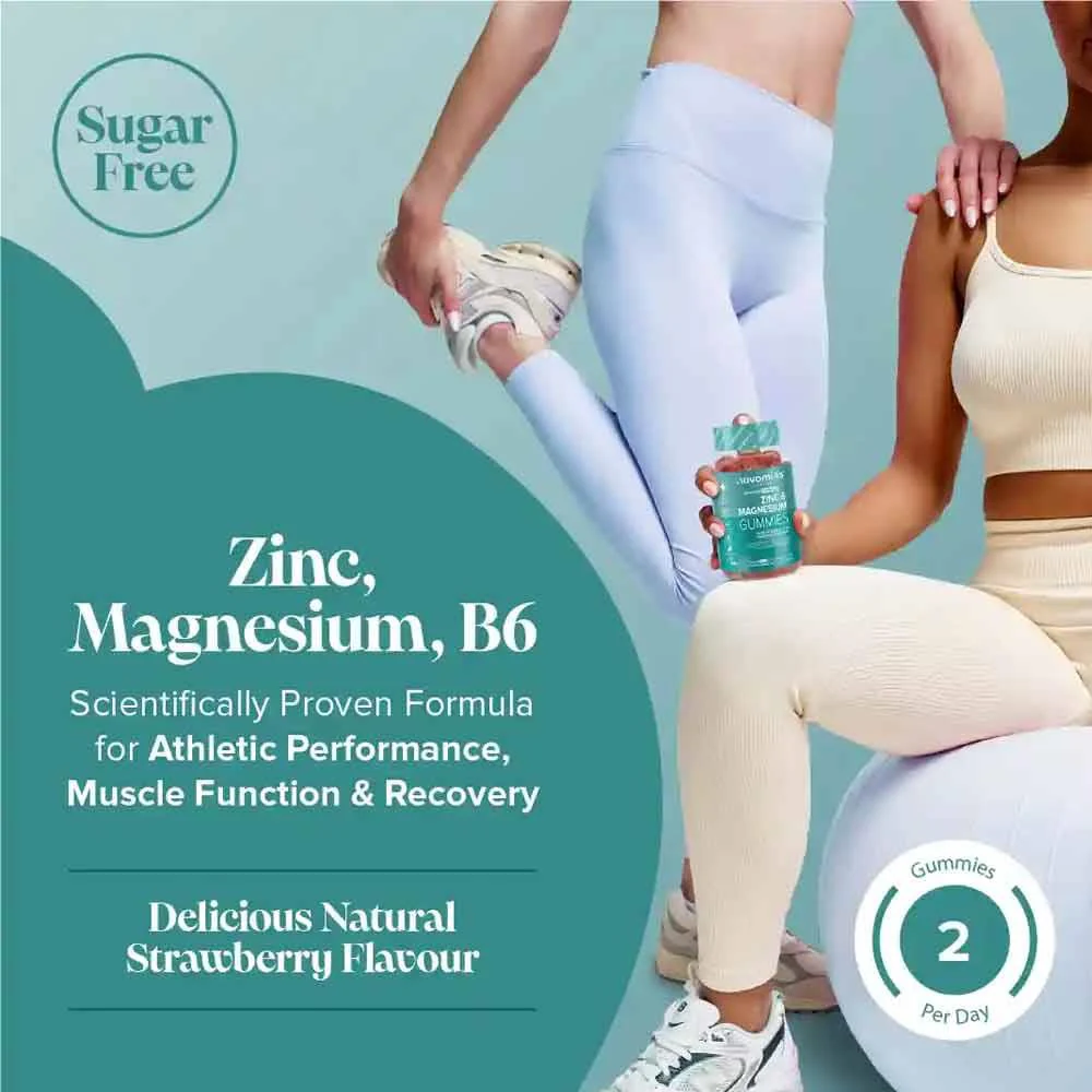Novomins Nutrition Zinc &  Magnesium Gummies 60 Pack - Image 2
