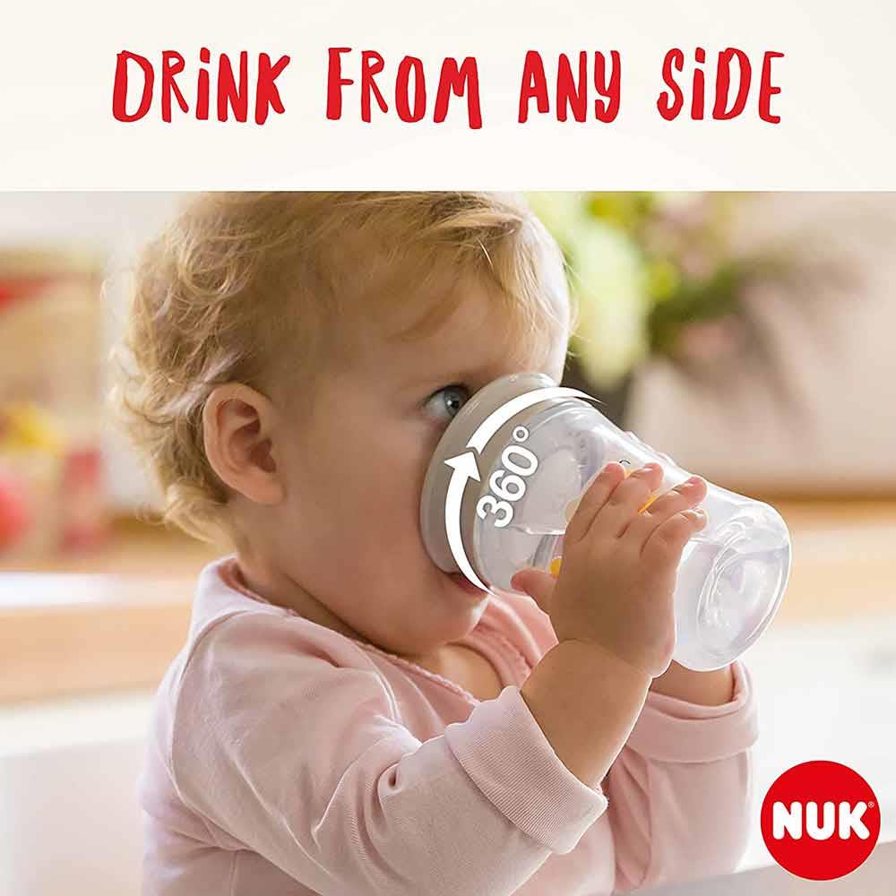 NUK Magic Cup Minnie 8m+ Dusky Pink - Image 3