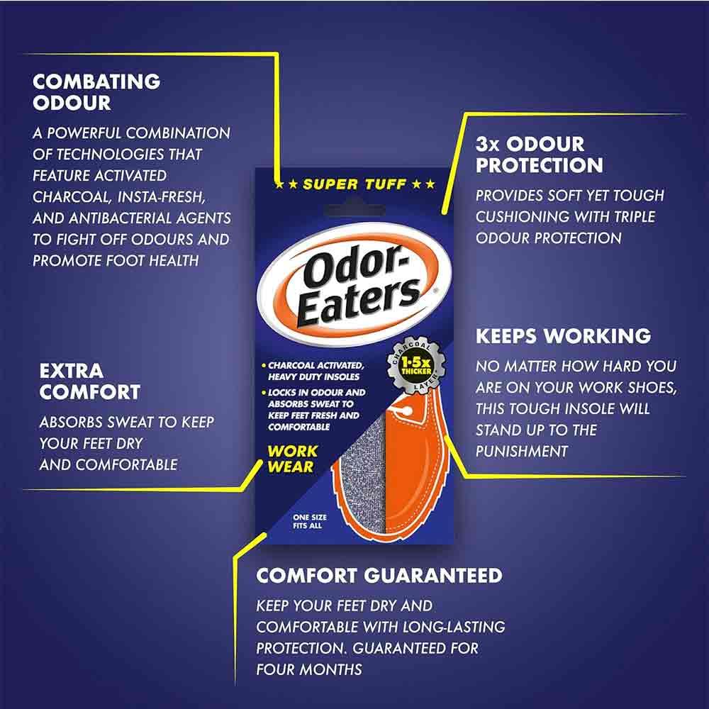 Odor-Eaters Super Tough Insoles Work Wear - Image 2