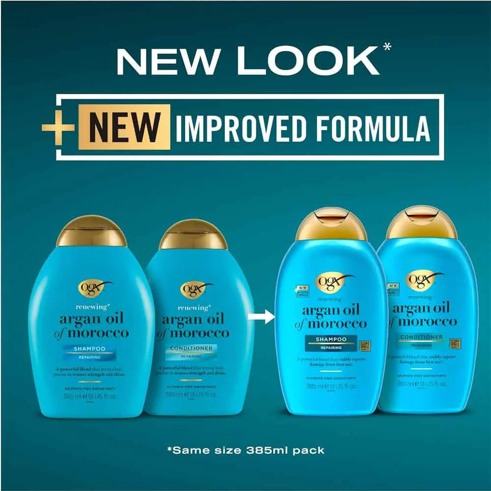 OGX Argan Oil Shampoo 385ml - Image 2