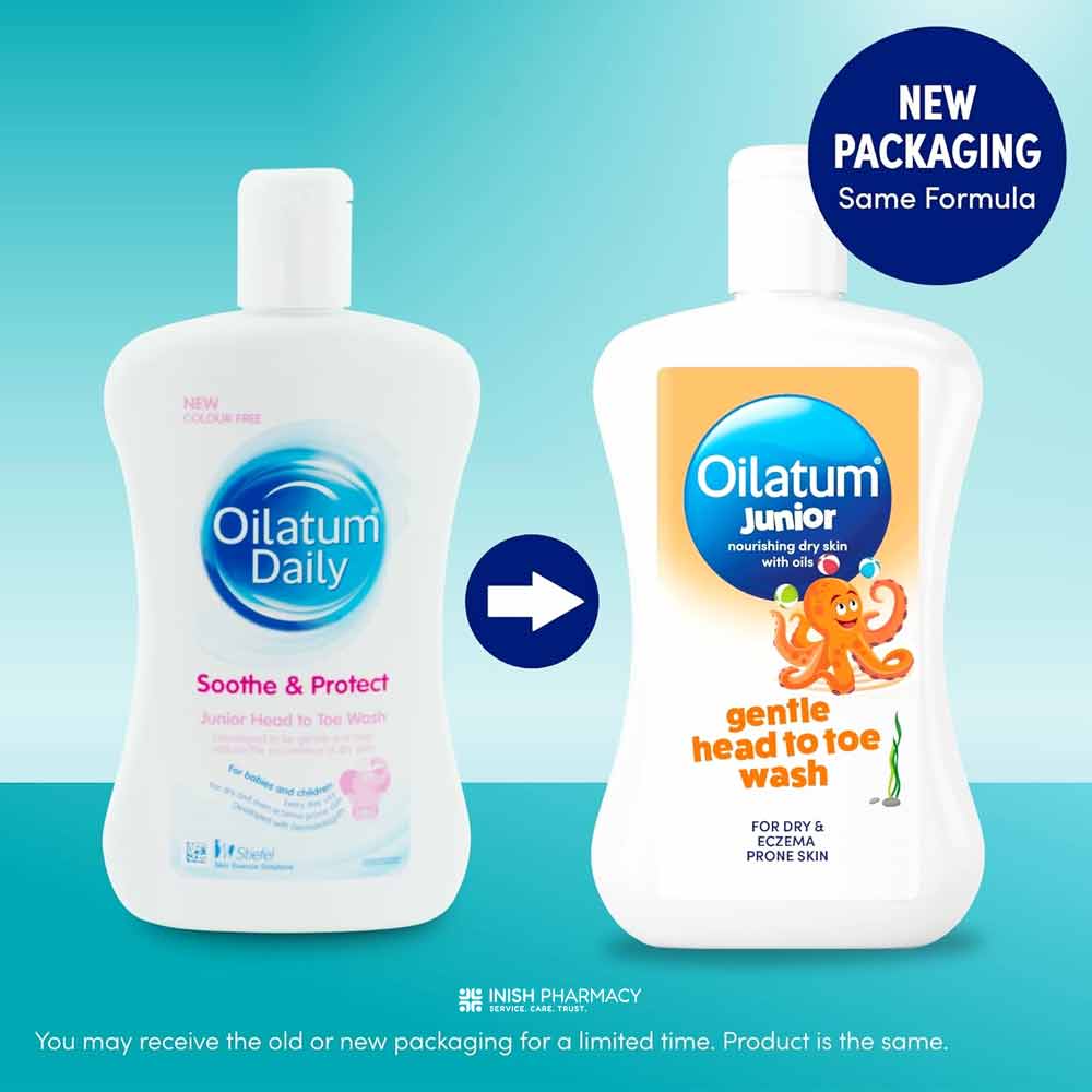Oilatum Junior Gentle Head To Toe Wash 300ml - Image 3