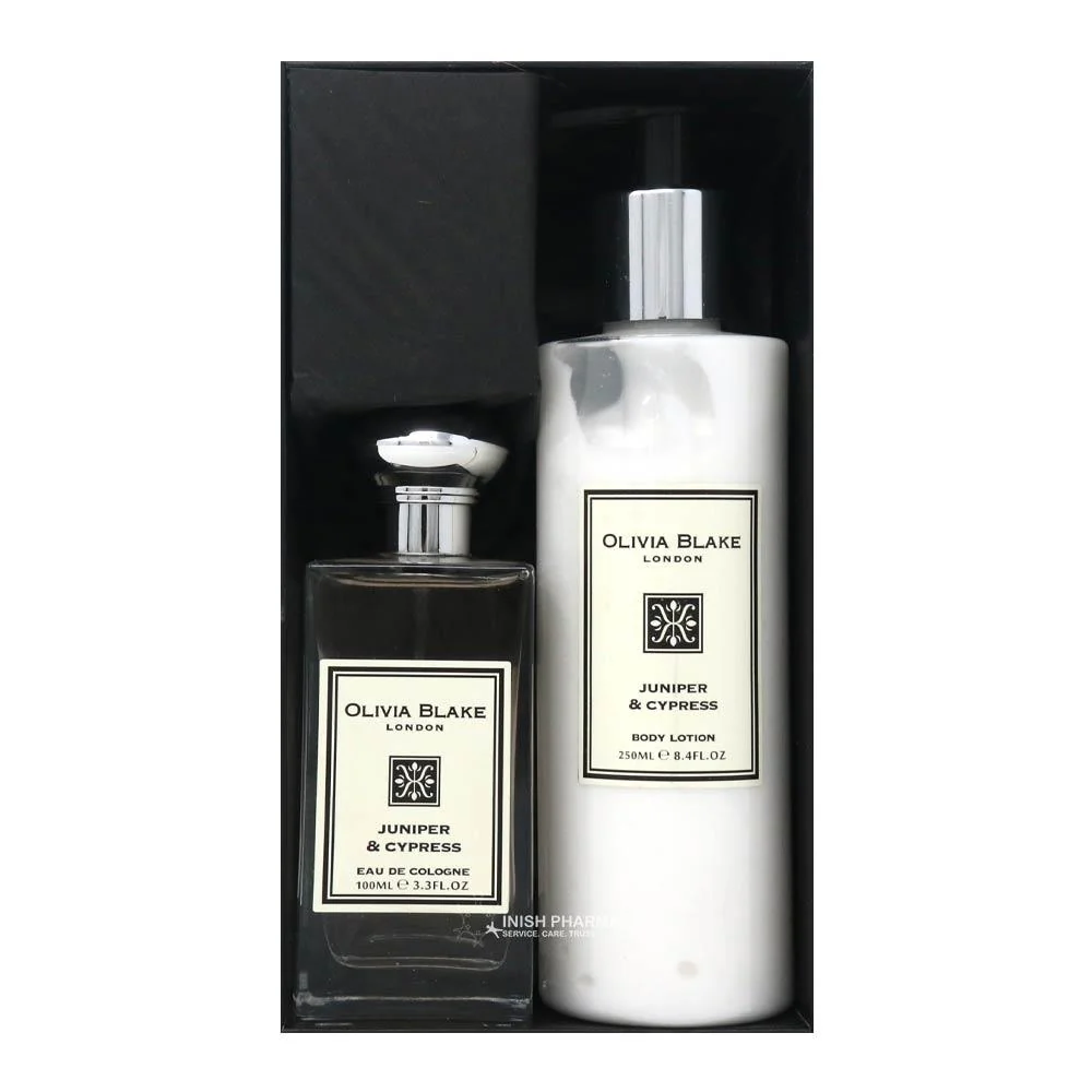 Olivia Black Juniper & Cypress 2 Piece Gift Set - Image 2