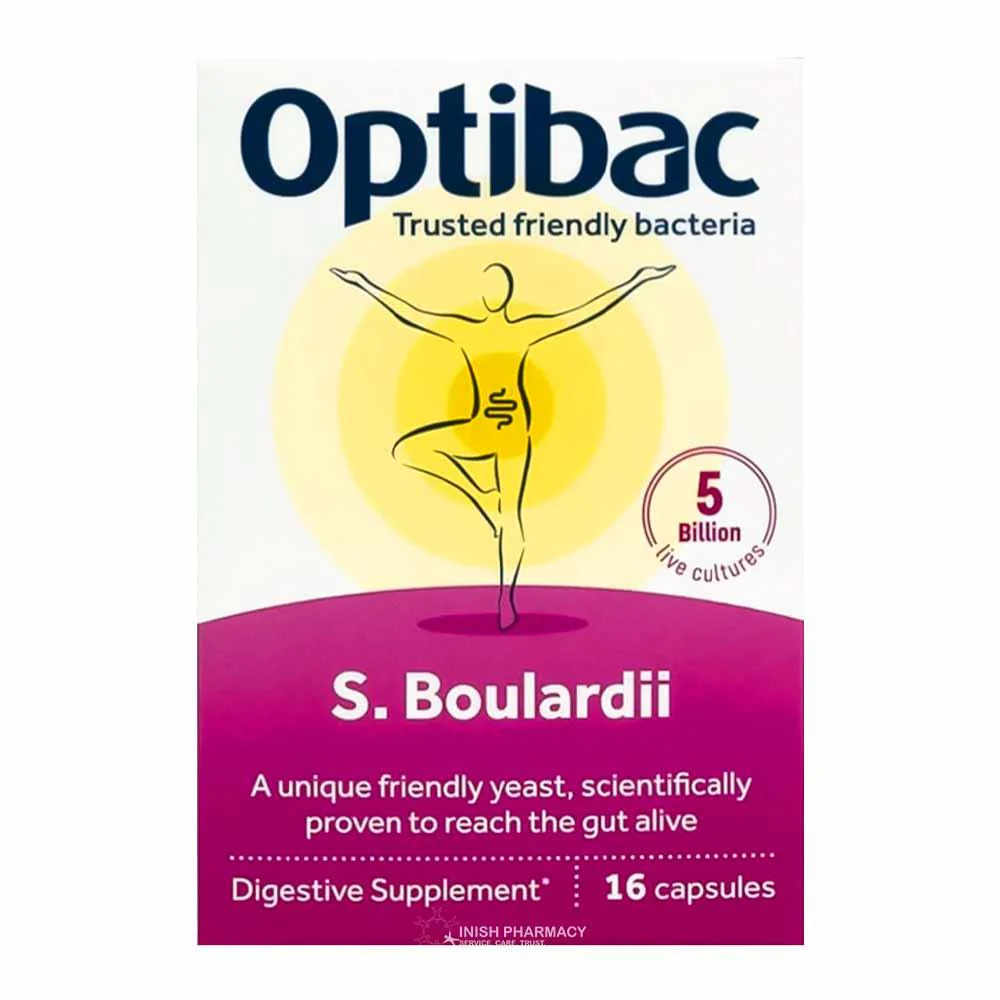 Optibac Probiotics Saccharomyces Boulardii - Image 3