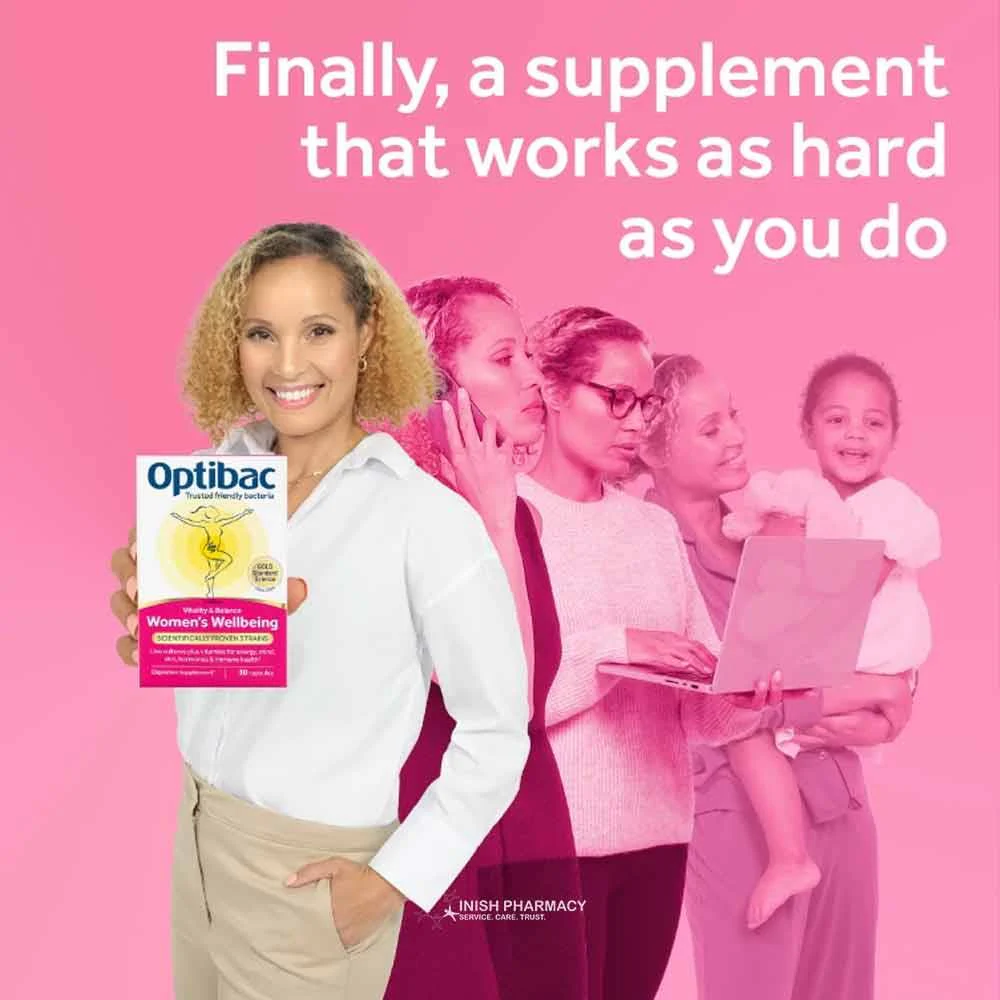OptiBac Probiotics Women's Wellbeing 30 Capsules - Image 4
