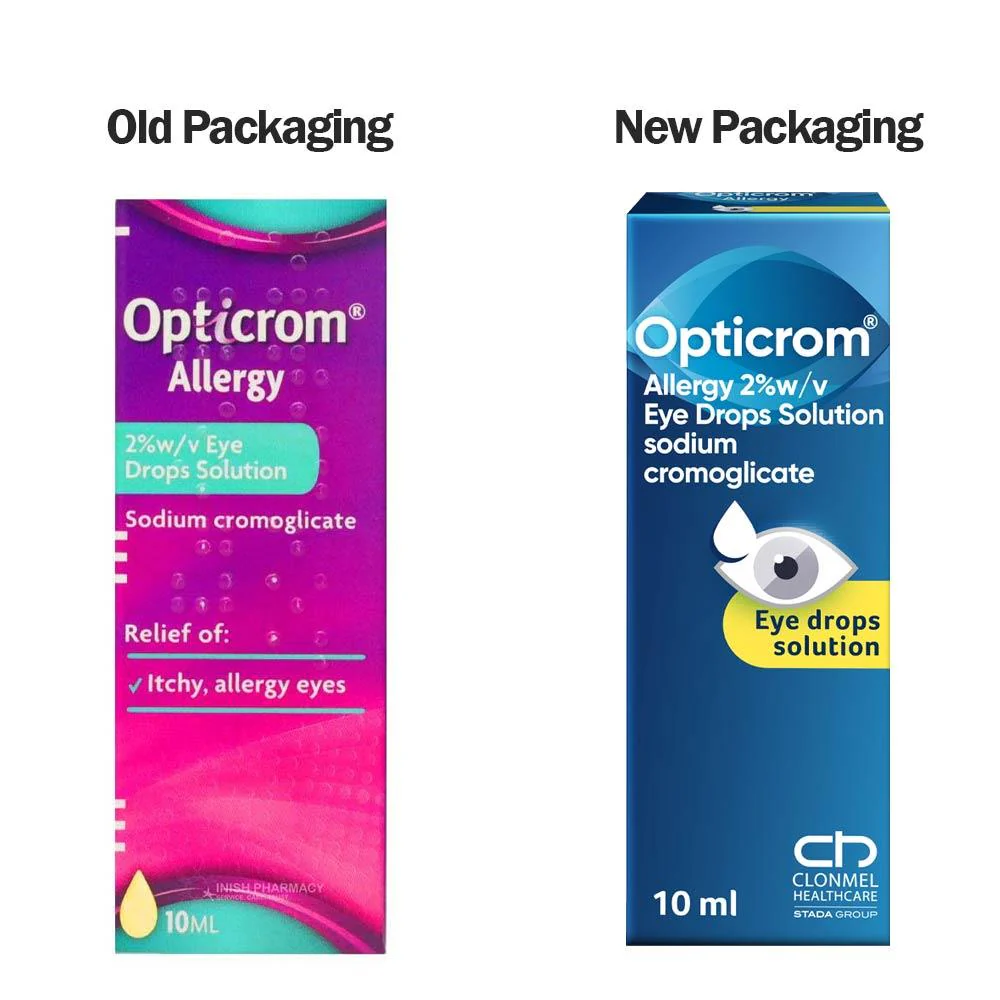 Opticrom Allergy Eye Drops 10ml - Image 2