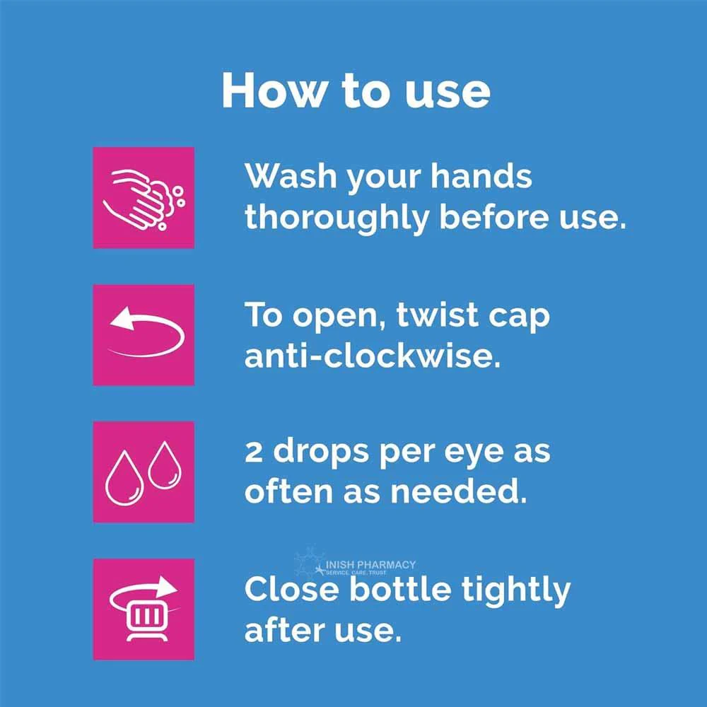 Optrex Moisturising Eye Drops For Dry Eyes 10ml - Image 5