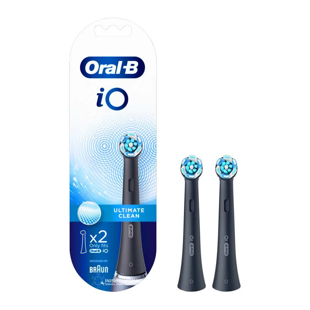 Oral-B iO Ultimate Clean Black 2ct Refill Heads - Image 2