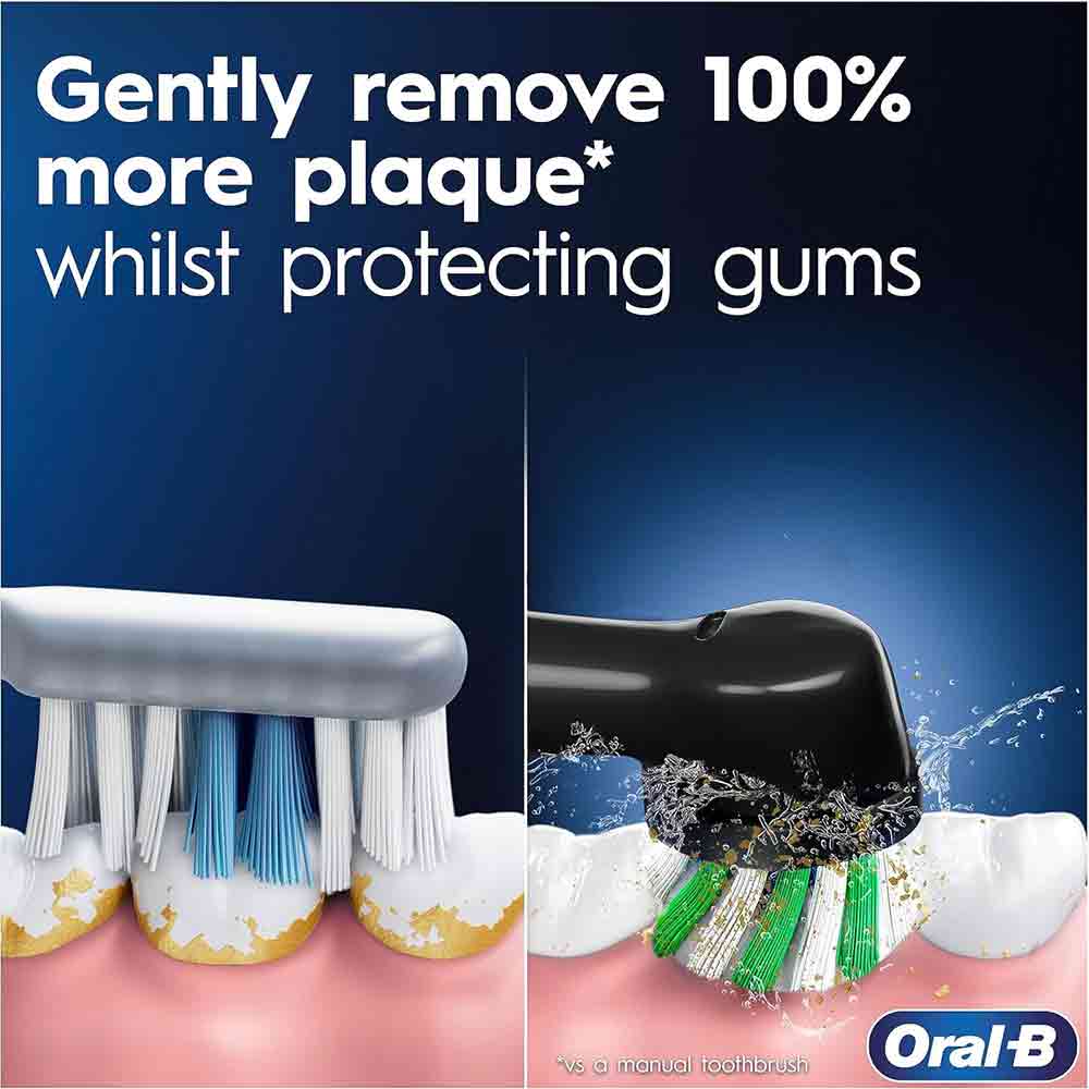 Oral B Pro 1 Series 1 Electric Toothbrush Black - Image 3