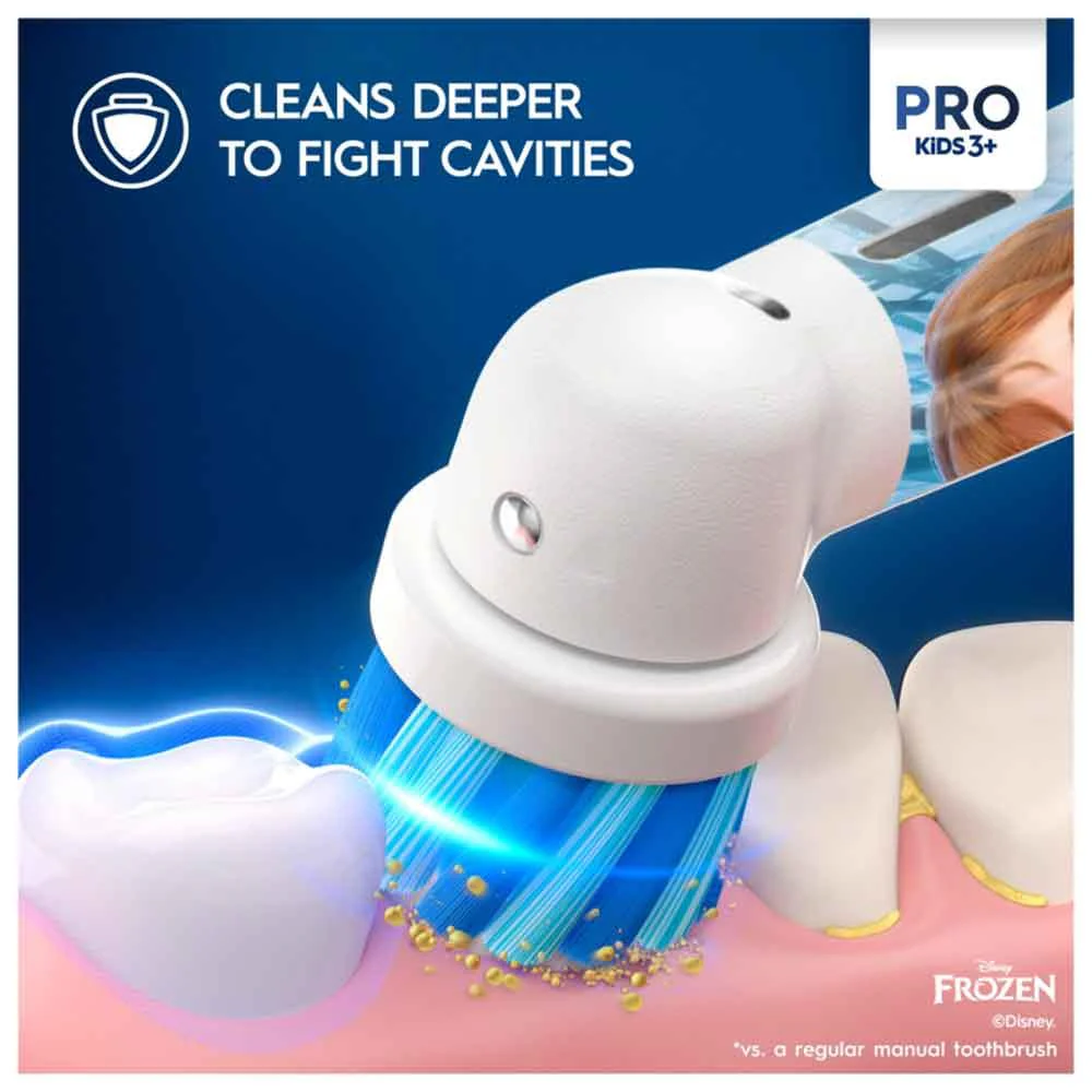 Oral-B Vitality PRO Kids Electric Toothbrush Giftset - Frozen - Image 5