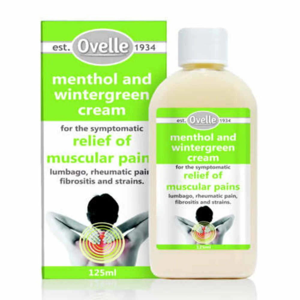 Ovelle Menthol & Wintergreen Cream 125ml