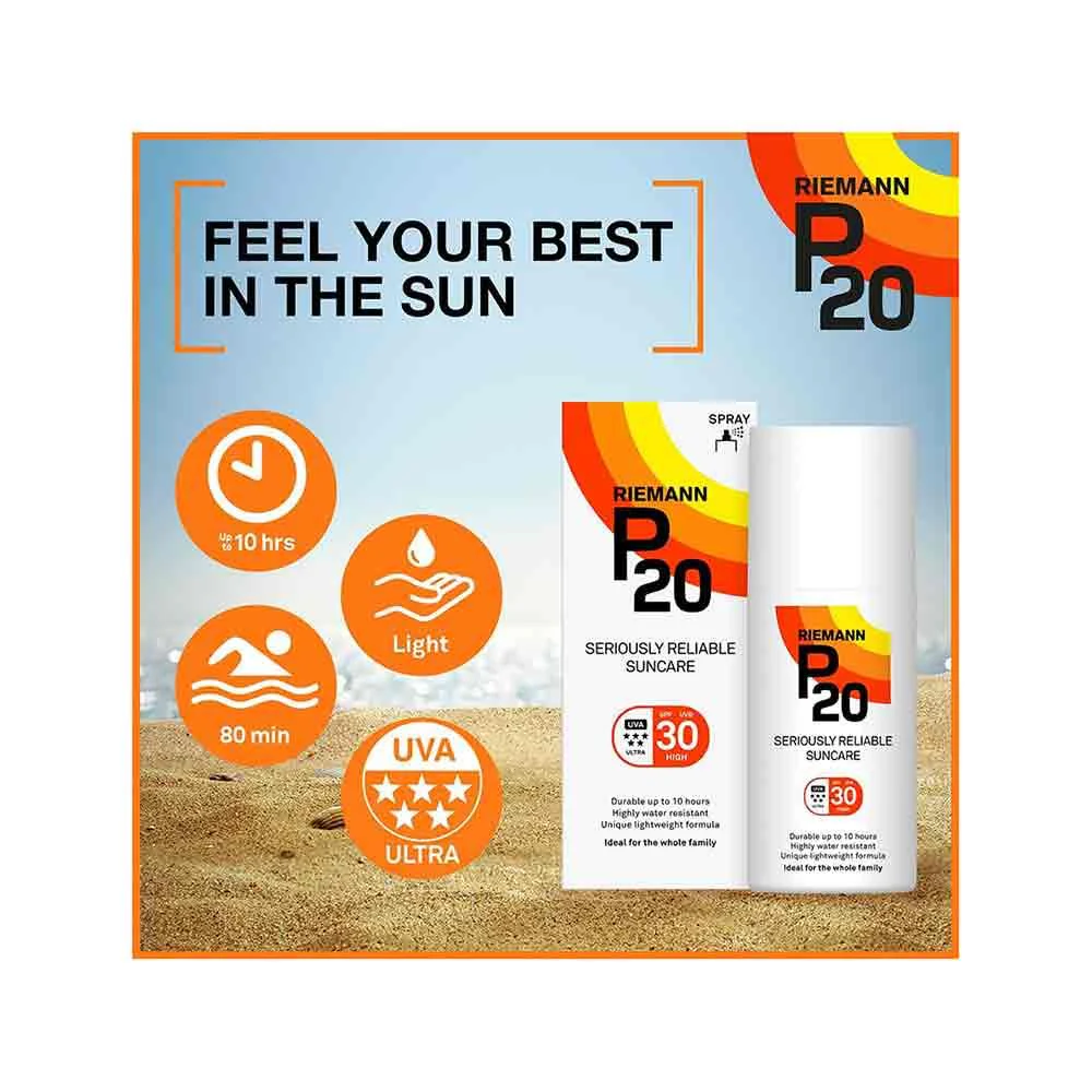 P20 Sun Protection Sensitive Skin SPF30 Cream 100ml - Image 4