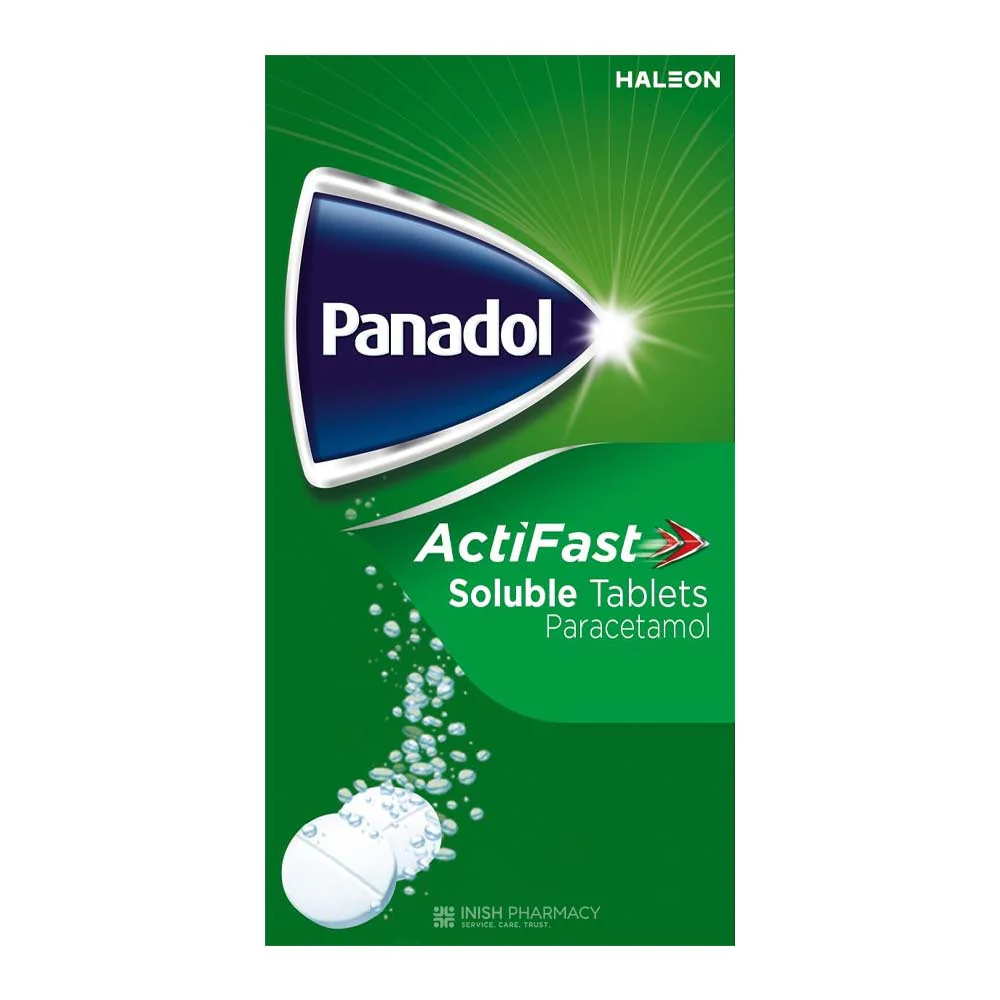 Panadol Actifast 500mg Soluble Tablets 24 Pack