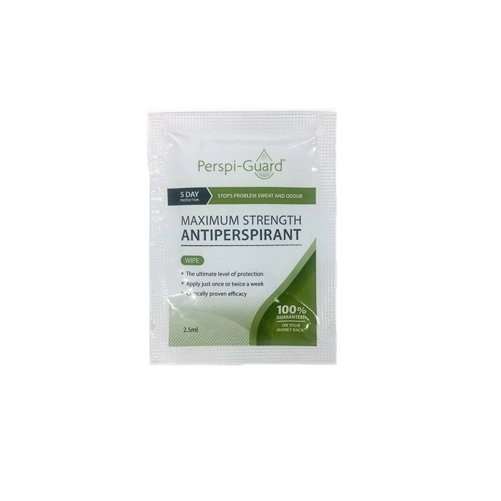 Perspi-Guard Maximum Strength Anti-Perspirant Wipes 7 Pack - Image 2