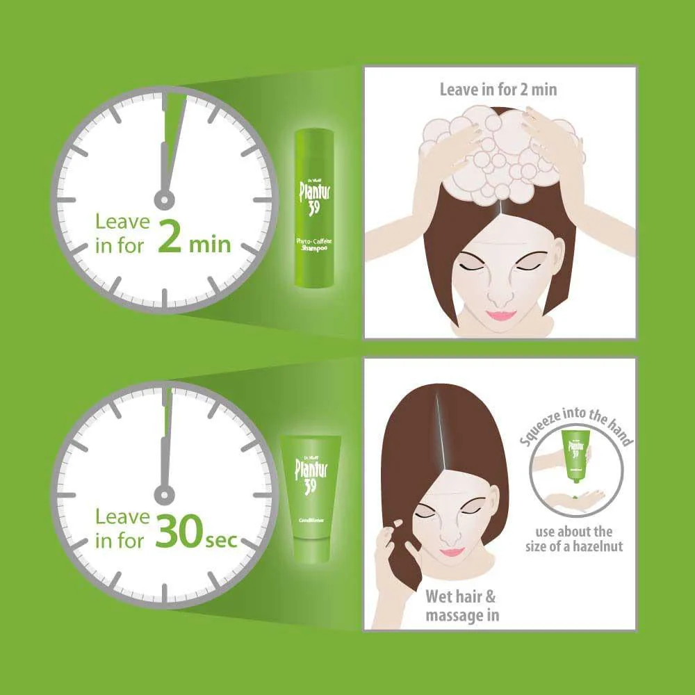 Plantur 39 Phyto Caffeine Shampoo for Fine Brittle Hair 250ml - Image 5
