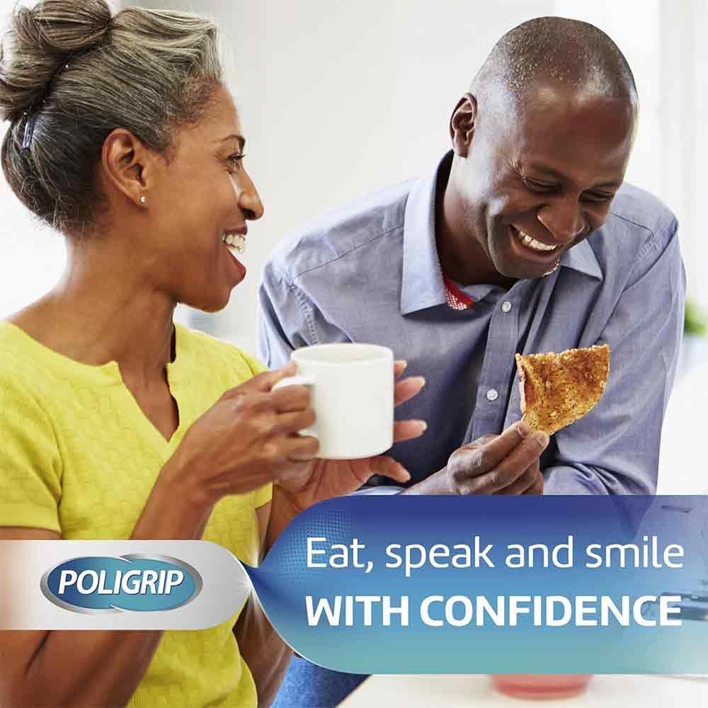 Poligrip Denture Fixative Cream Flavour Free 40g - Image 7