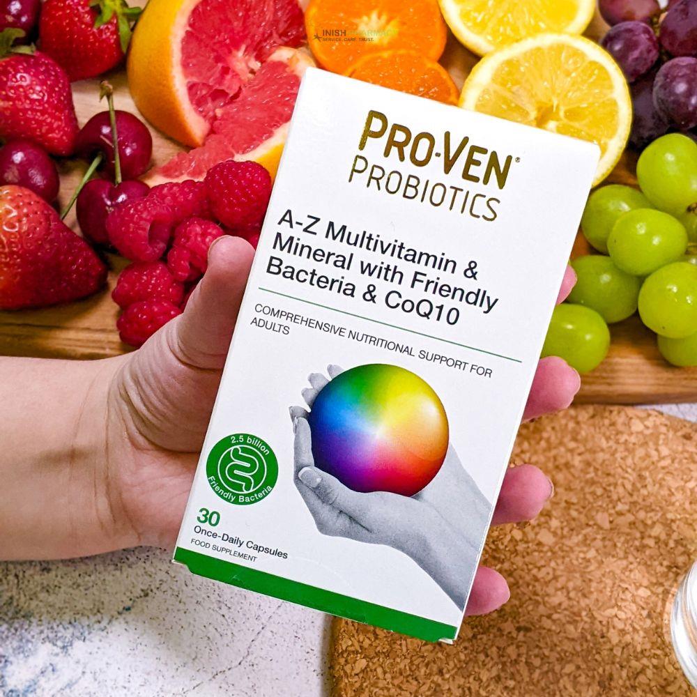 Pro-Ven Biotics A-Z Multivitamin with Acidophilus & Bifidus & CoQ10 30 Capsules - Image 2