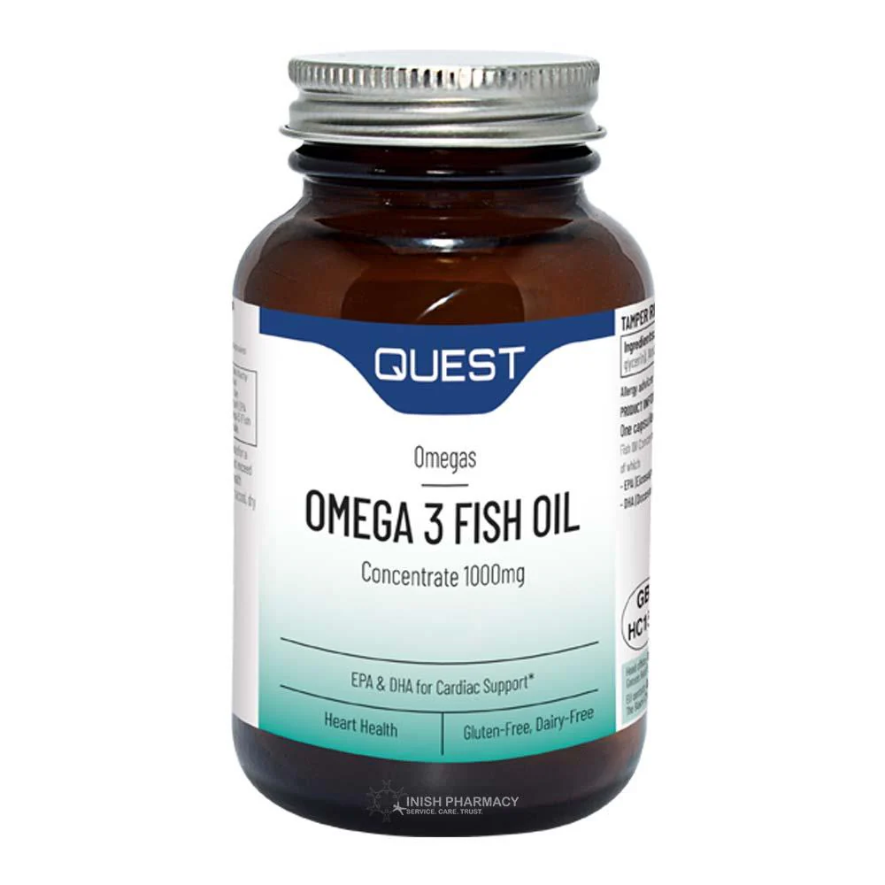 Quest Omega 3 Fish Oil 45 Capsules +100% Extra Free