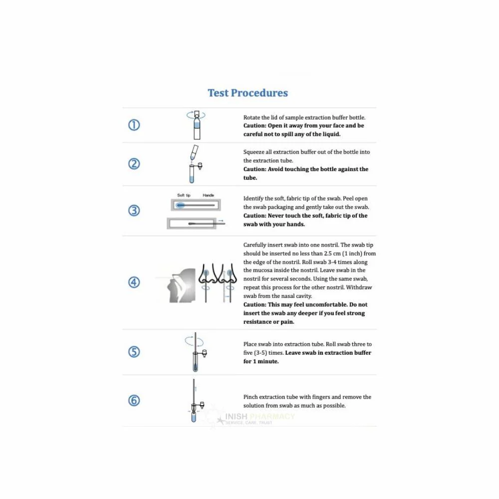 Boson Rapid SARS CoV2 Antigen Tests For Covid-19 Five Test Pack - Image 2