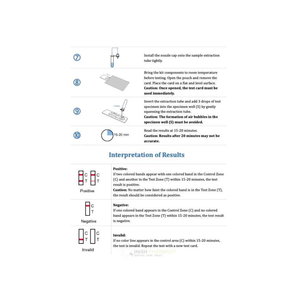 Boson Rapid SARS CoV2 Antigen Tests For Covid-19 Single Pack - Image 3
