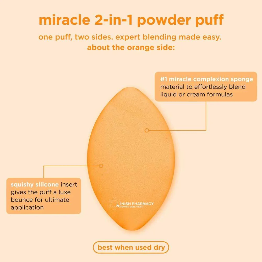 Real Techniques Miracle 2-in-1 Powder Puff Duo 2 Pack - Image 7