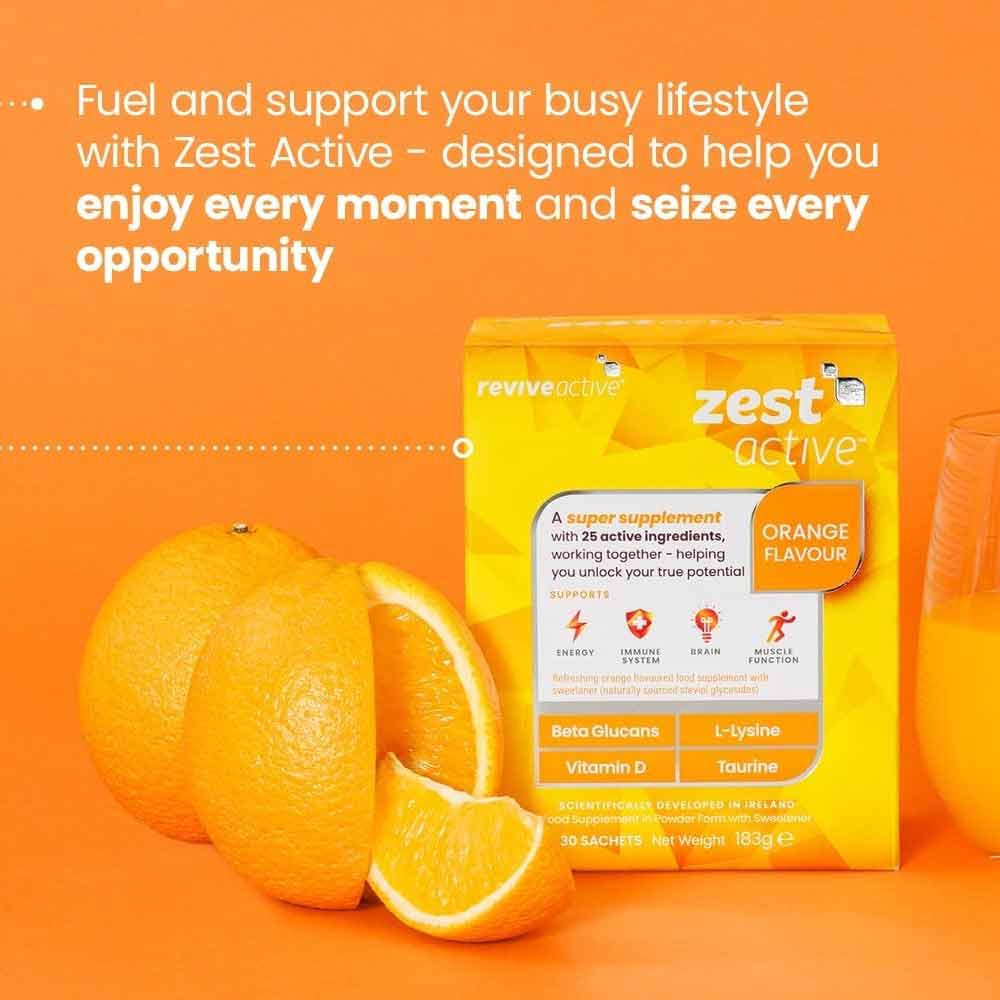 Revive Active Zest Active Food Supplement 7 Sachets - Image 3