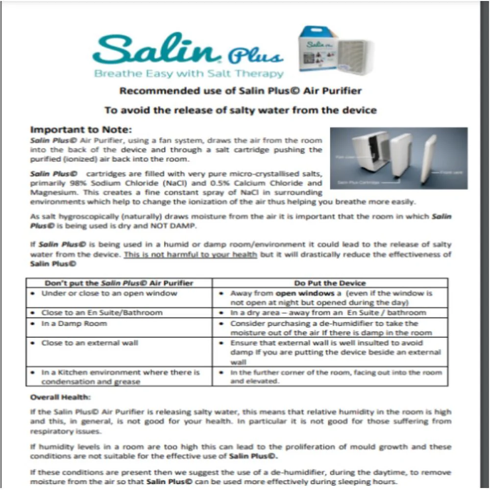 Salin Plus Breathe Easy Salt Therapy - Image 2