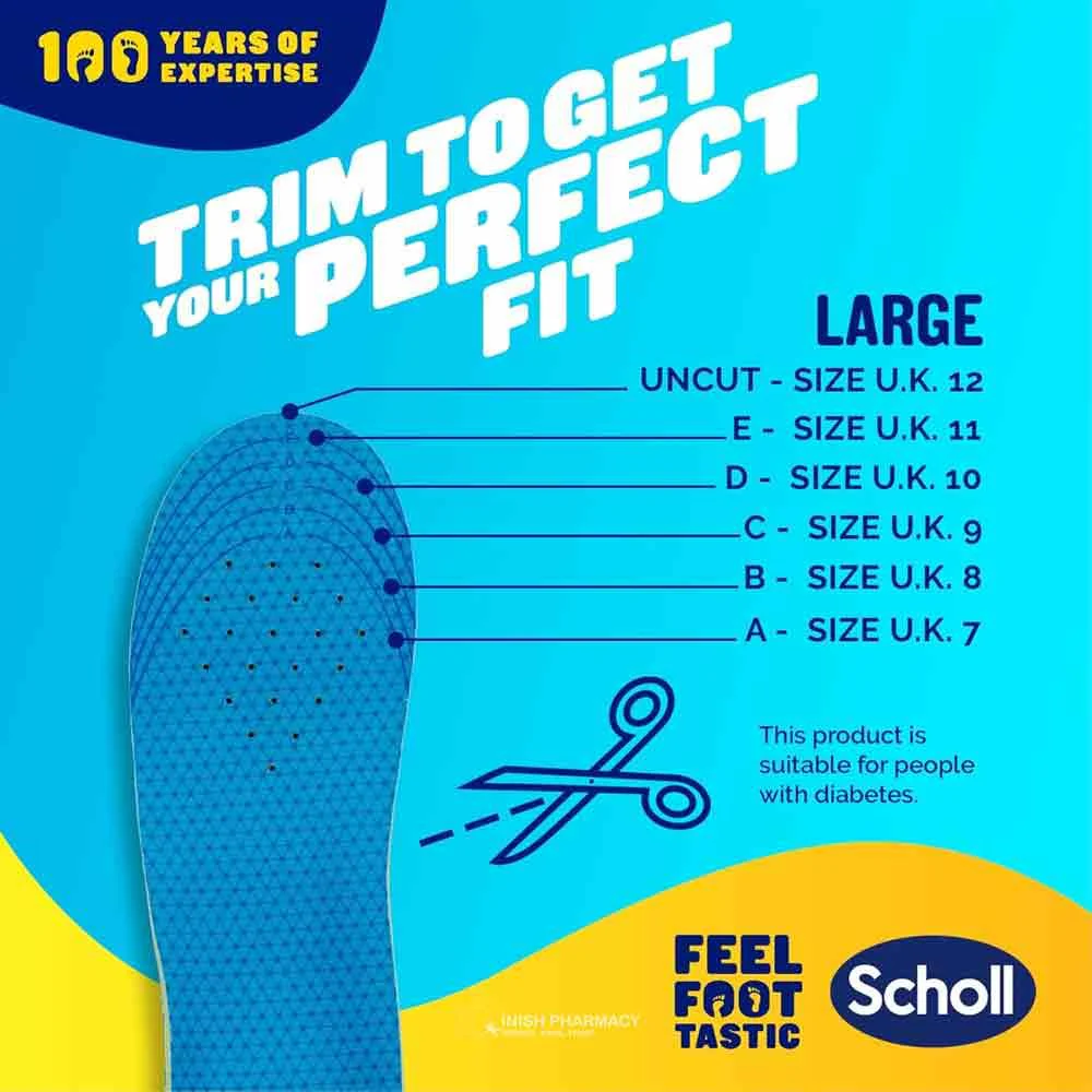 Scholl Gel Activ Casual Insoles 1 Pair - Large - Image 7