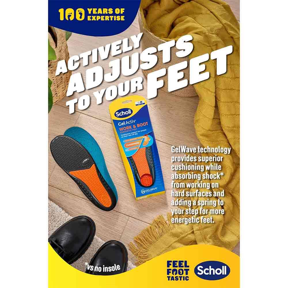 Scholl Gel Activ Work &  Boot Insoles - Image 4