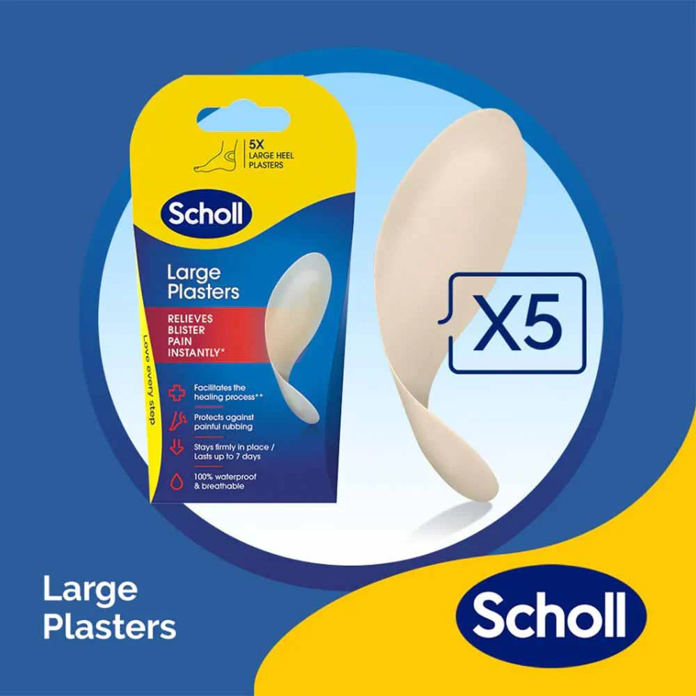 Scholl Large Blister Plasters 5 Pack - Image 2