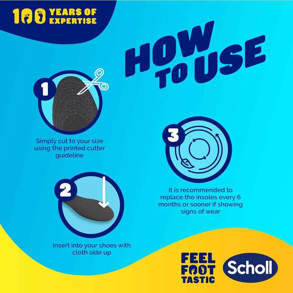 Scholl Odour Buster Insoles 1 Pair - Image 6