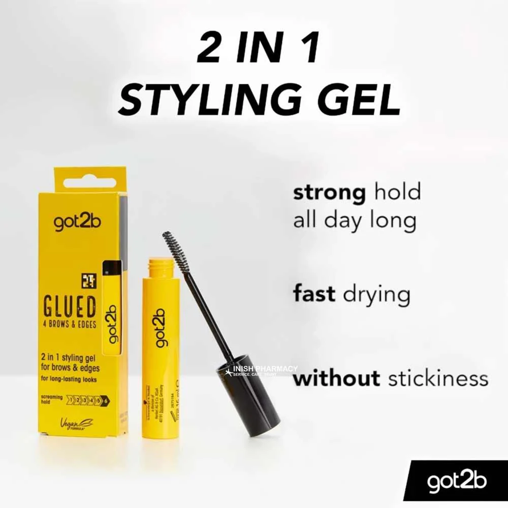 Schwarzkopf Got2b Glued 4 Brows & Edges 2in1 Gel - Image 2